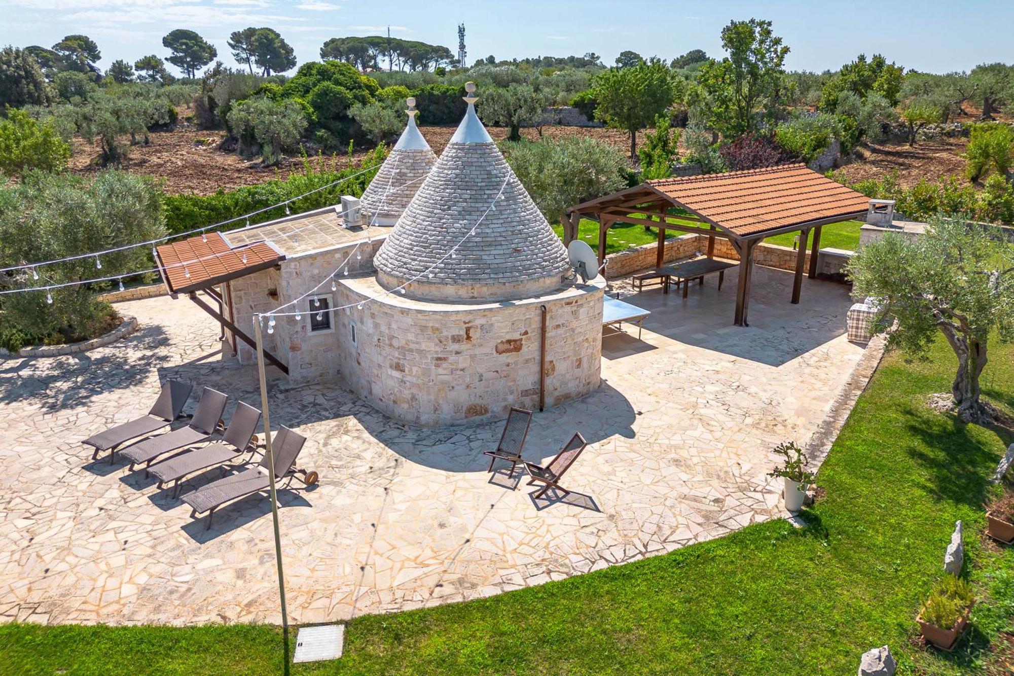 Вілла Trulli Relais Кастеллана-Гротте Екстер'єр фото