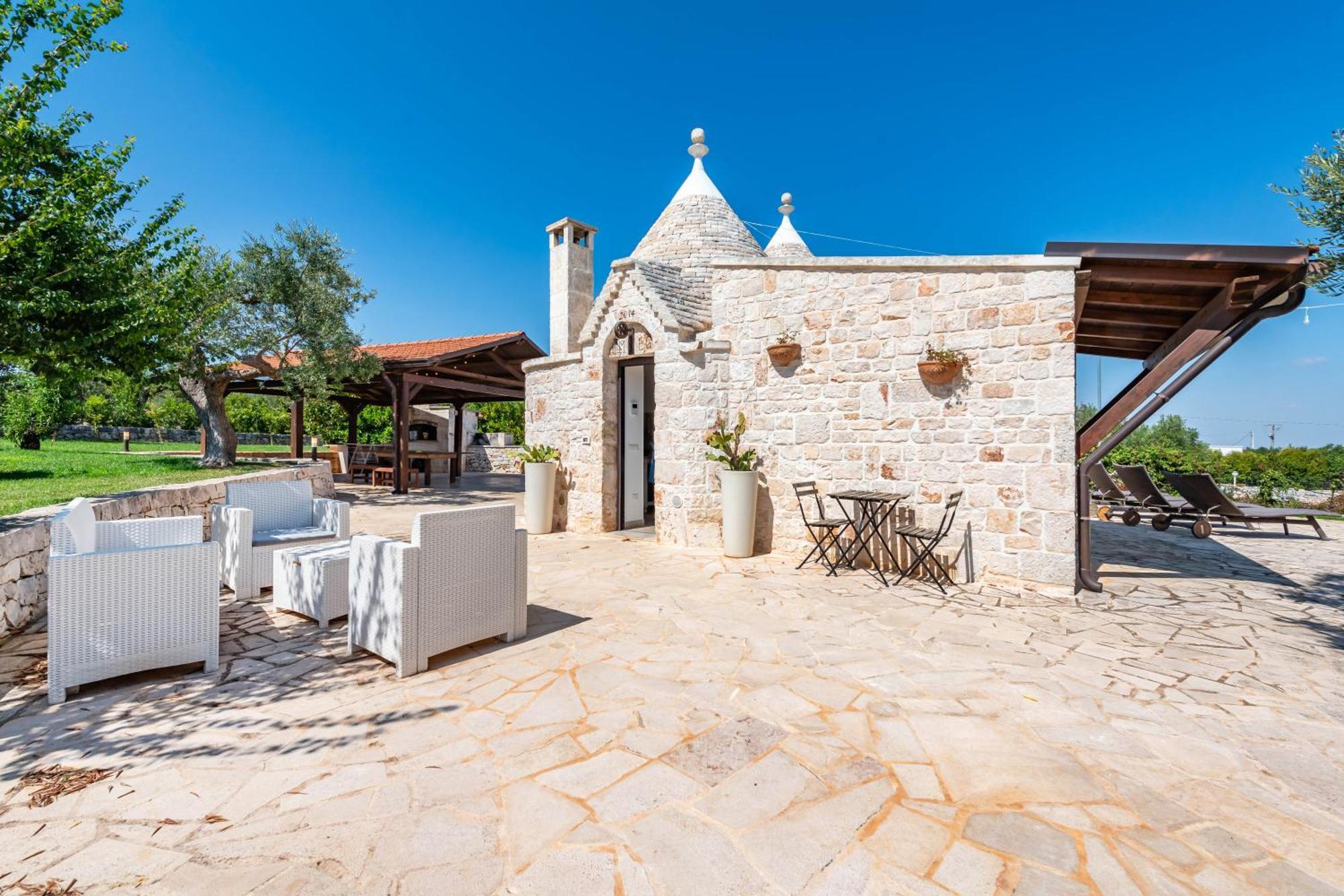 Вілла Trulli Relais Кастеллана-Гротте Екстер'єр фото